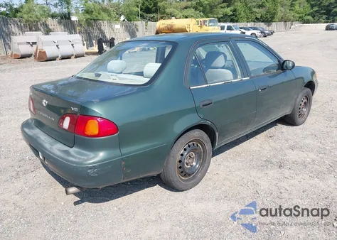 2000 Toyota Corolla Ve from USA, damaged, VIN 2T1BR12E7YC280546